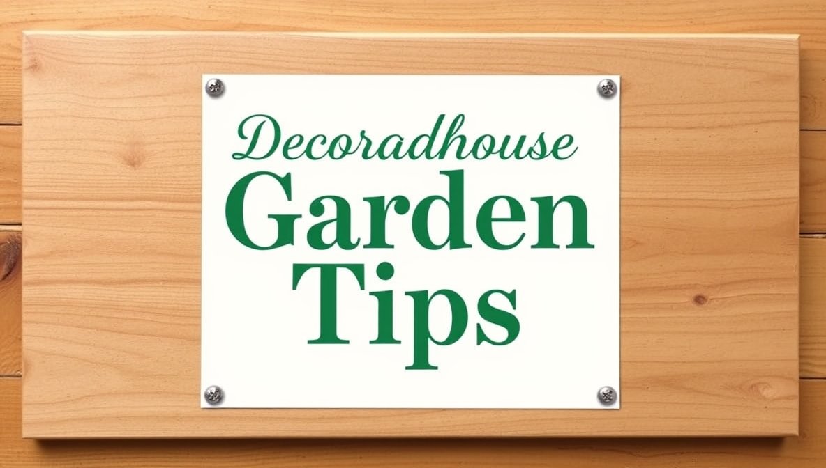 decoradhouse garden tips by decoratoradvice