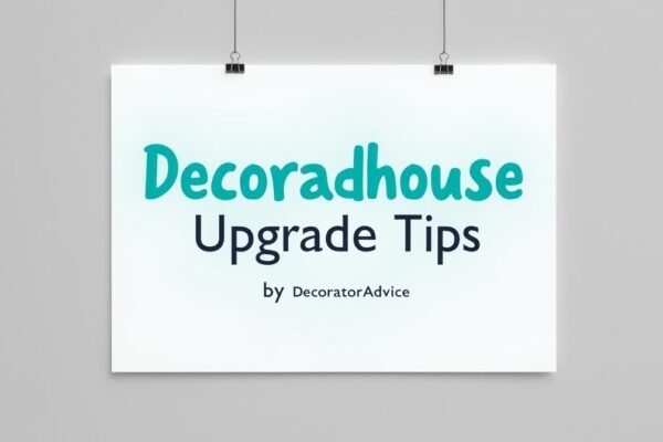 decoradhouse upgrade tips by decoratoradvice